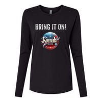 Bring It On Kamala Harris 2024 Election President Womens Cotton Relaxed Long Sleeve T-Shirt