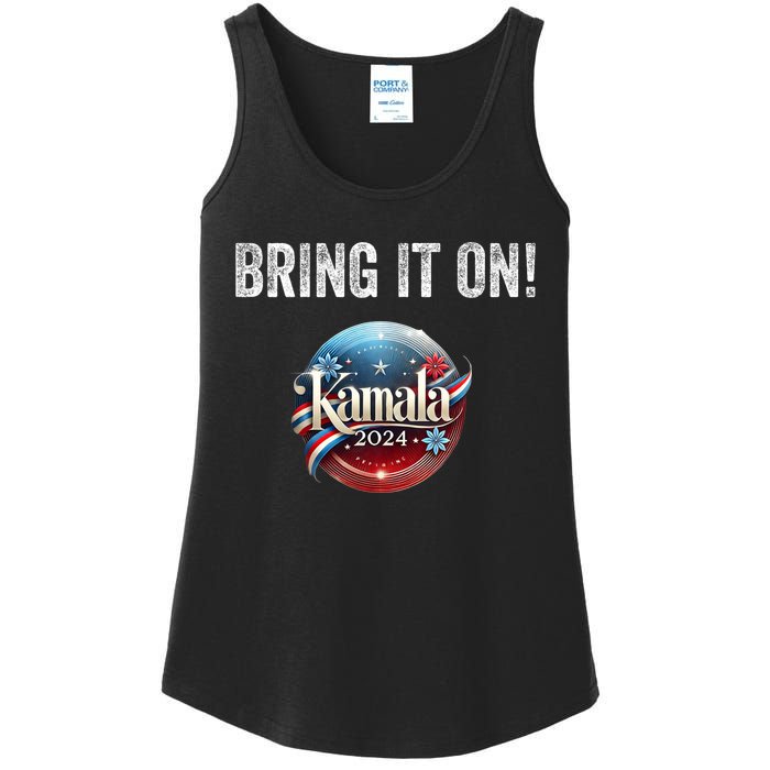 Bring It On Kamala Harris 2024 Election President Ladies Essential Tank