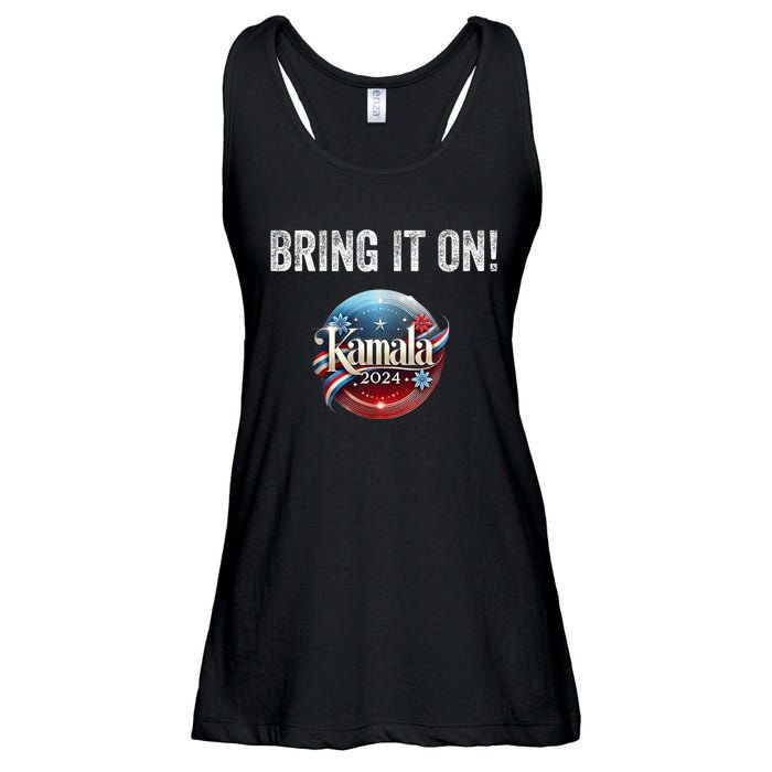 Bring It On Kamala Harris 2024 Election President Ladies Essential Flowy Tank