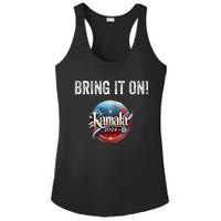 Bring It On Kamala Harris 2024 Election President Ladies PosiCharge Competitor Racerback Tank