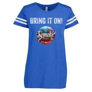 Bring It On Kamala Harris 2024 Election President Enza Ladies Jersey Football T-Shirt