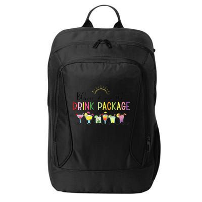 Blame It On The Drink Package Cruise Vacation City Backpack