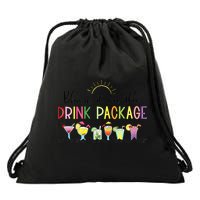 Blame It On The Drink Package Cruise Vacation Drawstring Bag