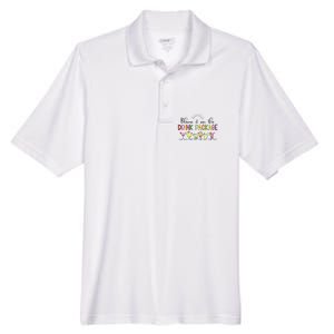 Blame It On The Drink Package Cruise Vacation Men's Origin Performance Pique Polo