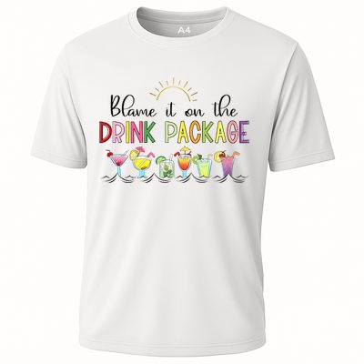Blame It On The Drink Package Cruise Vacation Performance Shirt