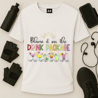 Blame It On The Drink Package Cruise Vacation Performance Shirt