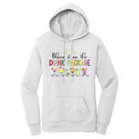 Blame It On The Drink Package Cruise Vacation Women's Pullover Hoodie