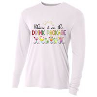 Blame It On The Drink Package Cruise Vacation Cooling Performance Long Sleeve Crew