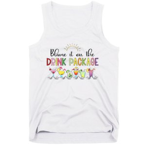 Blame It On The Drink Package Cruise Vacation Tank Top