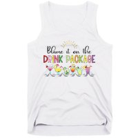 Blame It On The Drink Package Cruise Vacation Tank Top