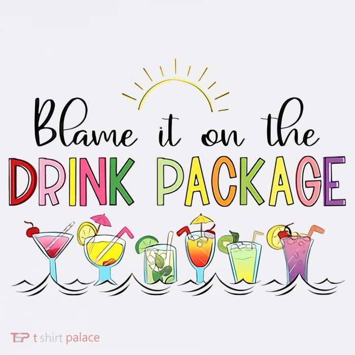 Blame It On The Drink Package Cruise Vacation Tank Top