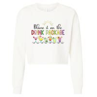 Blame It On The Drink Package Cruise Vacation Cropped Pullover Crew