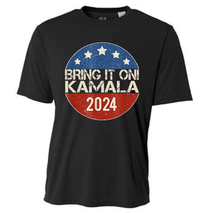 Bring It On Kamala Harris 2024 Election President Cooling Performance Crew T-Shirt