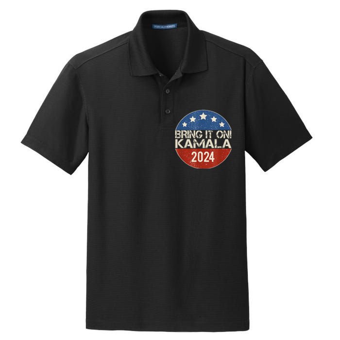 Bring It On Kamala Harris 2024 Election President Dry Zone Grid Polo