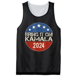 Bring It On Kamala Harris 2024 Election President Mesh Reversible Basketball Jersey Tank