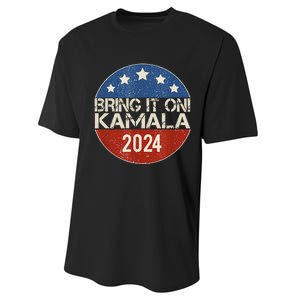 Bring It On Kamala Harris 2024 Election President Performance Sprint T-Shirt