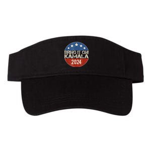 Bring It On Kamala Harris 2024 Election President Valucap Bio-Washed Visor