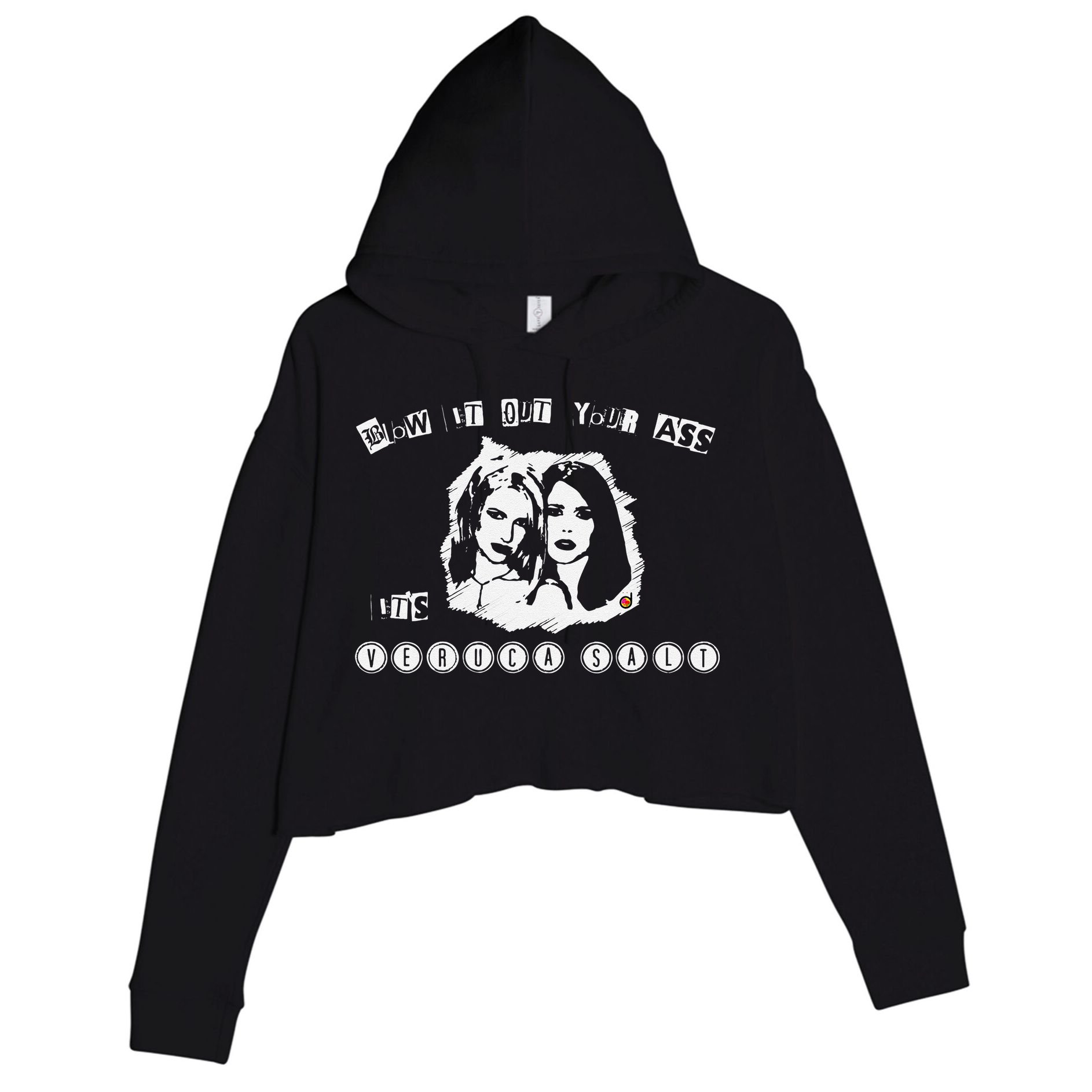 Blow It Out Your Ass ItS Verucas Salt Crop Fleece Hoodie
