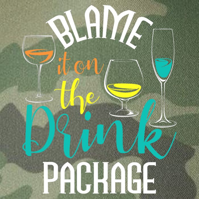 Blame It On The Drink Package Cruising Lover Cruiser Cruise Legacy Tie Dye Trucker Hat