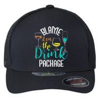 Blame It On The Drink Package Cruising Lover Cruiser Cruise Flexfit Unipanel Trucker Cap