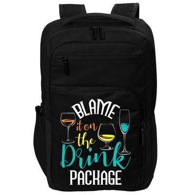 Blame It On The Drink Package Cruising Lover Cruiser Cruise Impact Tech Backpack