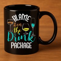 Blame It On The Drink Package Cruising Lover Cruiser Cruise 11oz C Handle Ceramic Mug