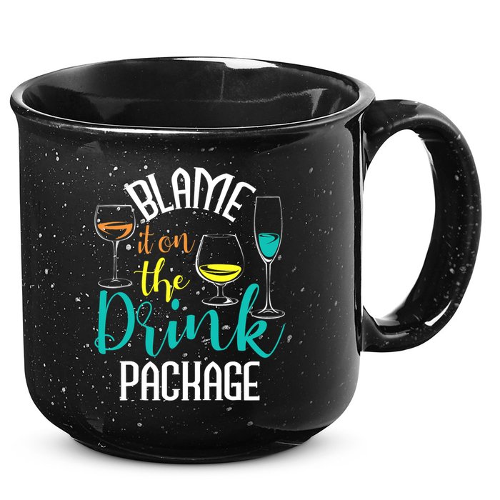 Blame It On The Drink Package Cruising Lover Cruiser Cruise 15oz Campfire Ceramic Mug
