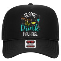 Blame It On The Drink Package Cruising Lover Cruiser Cruise Trucker Hat