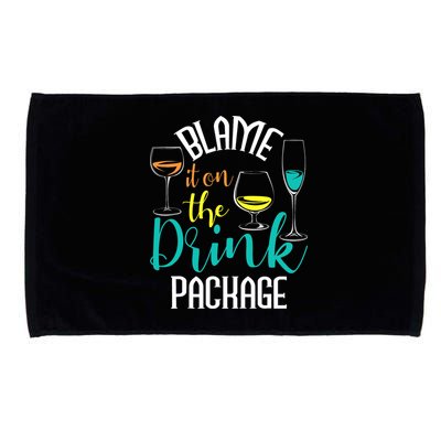 Blame It On The Drink Package Cruising Lover Cruiser Cruise Microfiber Hand Towel