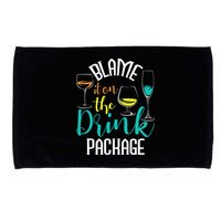 Blame It On The Drink Package Cruising Lover Cruiser Cruise Microfiber Hand Towel