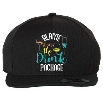 Blame It On The Drink Package Cruising Lover Cruiser Cruise Wool Snapback Cap