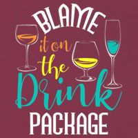 Blame It On The Drink Package Cruising Lover Cruiser Cruise 16oz Travel Tumbler