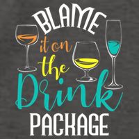 Blame It On The Drink Package Cruising Lover Cruiser Cruise Vector Backpack