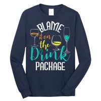 Blame It On The Drink Package Cruising Lover Cruiser Cruise Long Sleeve Shirt