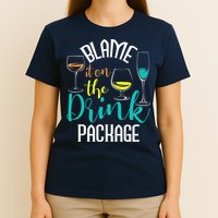 Blame It On The Drink Package Cruising Lover Cruiser Cruise T-Shirt