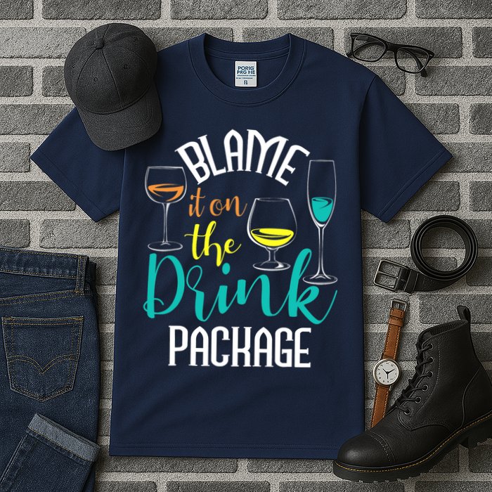 Blame It On The Drink Package Cruising Lover Cruiser Cruise Tall T-Shirt