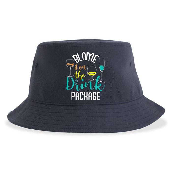 Blame It On The Drink Package Cruising Lover Cruiser Cruise Sustainable Bucket Hat