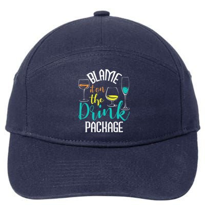 Blame It On The Drink Package Cruising Lover Cruiser Cruise 7-Panel Snapback Hat