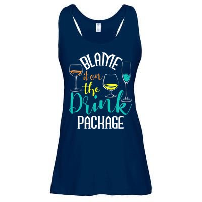 Blame It On The Drink Package Cruising Lover Cruiser Cruise Ladies Essential Flowy Tank