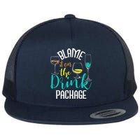 Blame It On The Drink Package Cruising Lover Cruiser Cruise Flatbill Hat