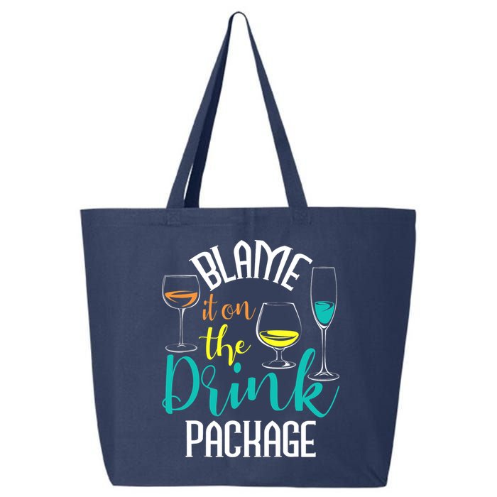 Blame It On The Drink Package Cruising Lover Cruiser Cruise 25L Jumbo Tote