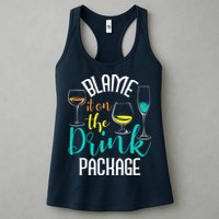 Blame It On The Drink Package Cruising Lover Cruiser Cruise Womens Tank Top
