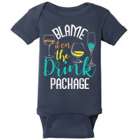 Blame It On The Drink Package Cruising Lover Cruiser Cruise Baby Bodysuit