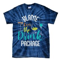 Blame It On The Drink Package Cruising Lover Cruiser Cruise Tie-Dye T-Shirt
