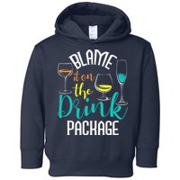 Blame It On The Drink Package Cruising Lover Cruiser Cruise Toddler Hoodie
