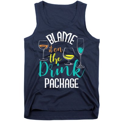 Blame It On The Drink Package Cruising Lover Cruiser Cruise Tank Top