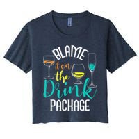 Blame It On The Drink Package Cruising Lover Cruiser Cruise Crop Top
