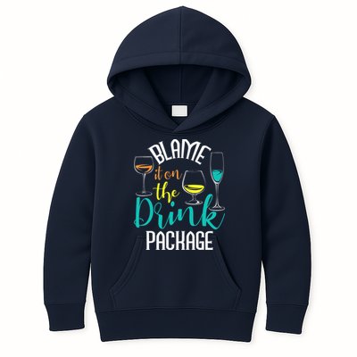 Blame It On The Drink Package Cruising Lover Cruiser Cruise Kids Hoodie
