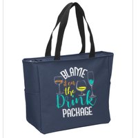 Blame It On The Drink Package Cruising Lover Cruiser Cruise Zip Tote Bag