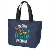 Blame It On The Drink Package Cruising Lover Cruiser Cruise Zip Tote Bag